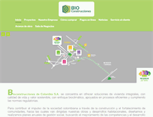 Tablet Screenshot of bioconstrucciones.com